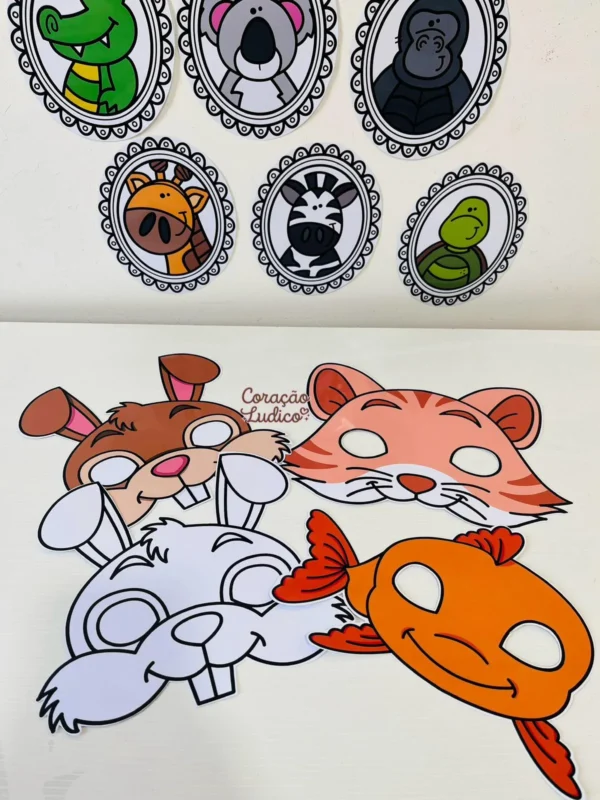 Kit - Máscaras dos Animais - Imagem 6