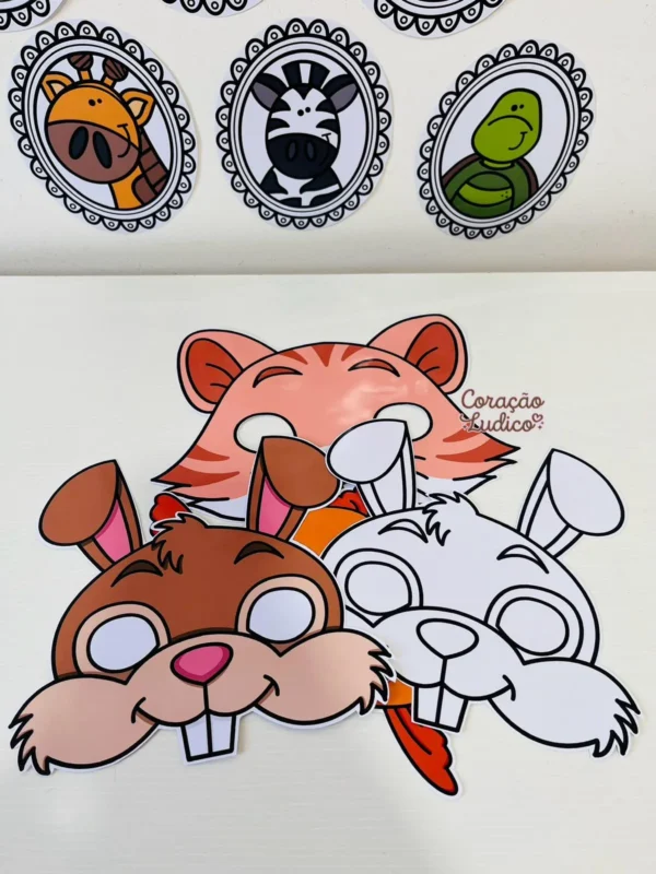 Kit - Máscaras dos Animais - Imagem 7