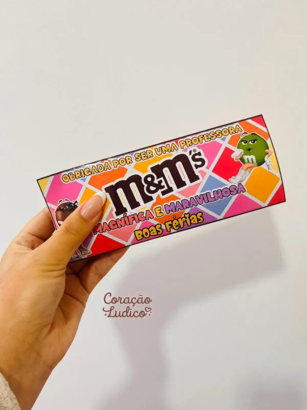 Lembrancinha M&M'S Professores - Imagem 3