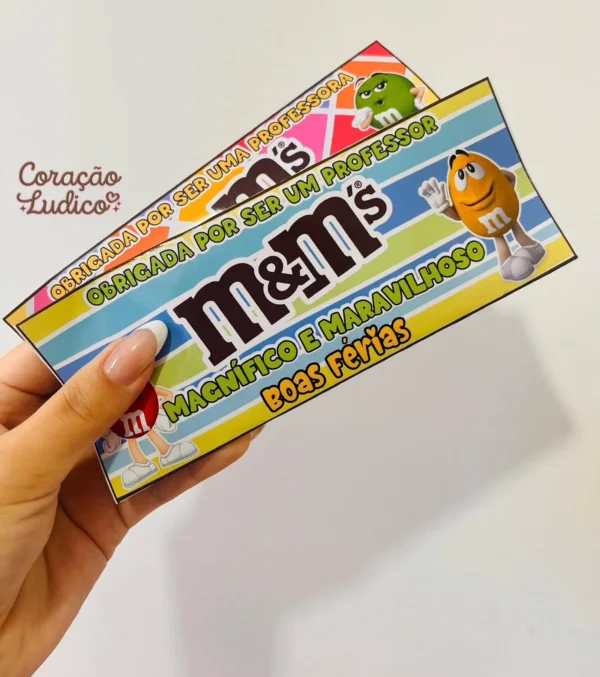 Lembrancinha M&M'S Professores - Imagem 8