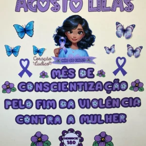 Painel - Agosto Lilás