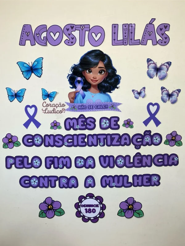 Painel - Agosto Lilás