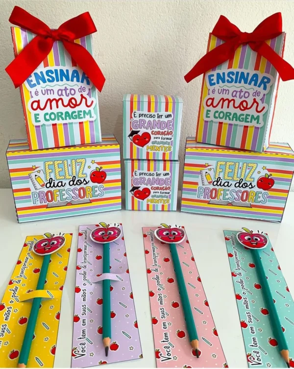 Kit de Lembrancinhas para o Dia dos Professores.