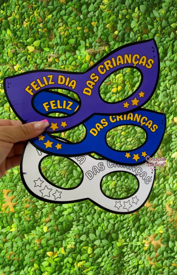 Máscara - Dia das Crianças