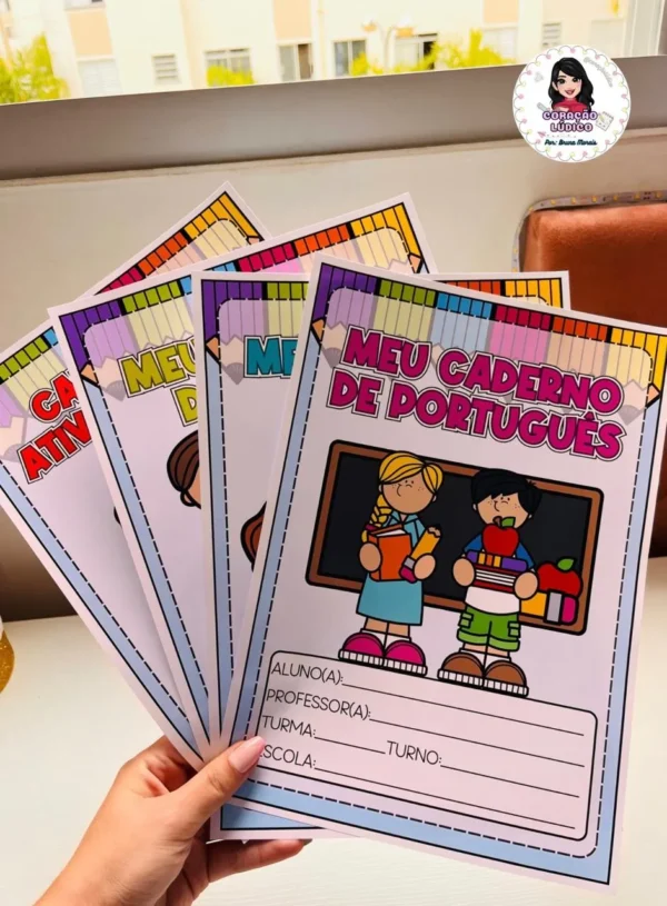  CAPAS PARA CADERNOS DOS ALUNOS