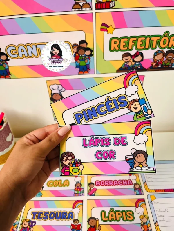 Kit Placas de Identificação para portas e Etiquetas - Imagem 5
