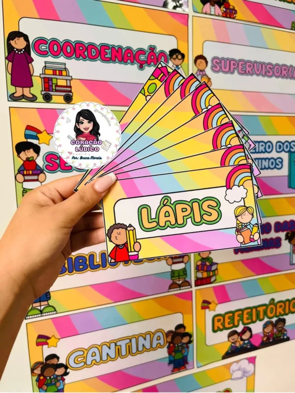 Kit Placas de Identificação para portas e Etiquetas - Imagem 6