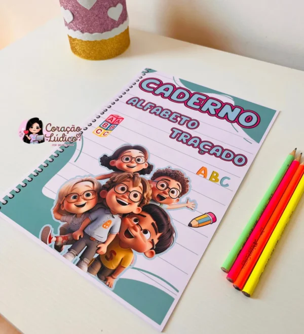 Caderno - Alfabeto Traçado