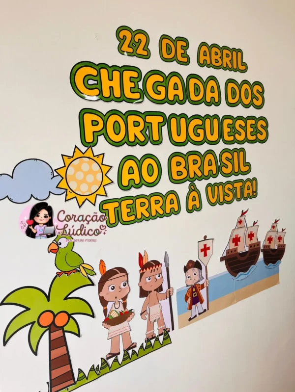 Kit - Chegada dos Portugueses ao Brasil