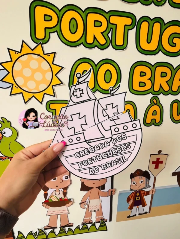 Kit - Chegada dos Portugueses ao Brasil - Imagem 4