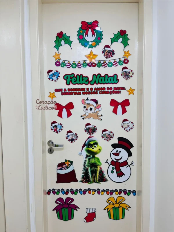 Porta de Natal - Grinch