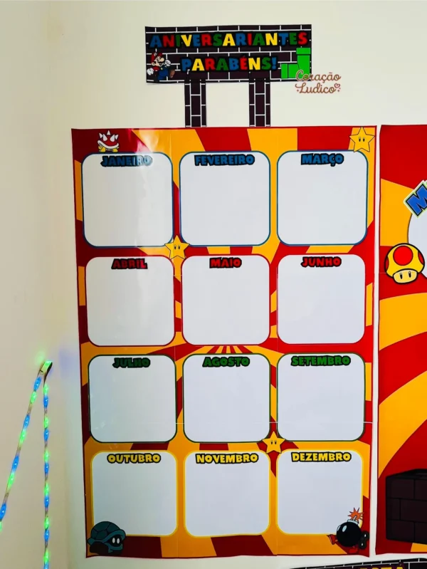 Kit Sala - Super Mario - Imagem 9