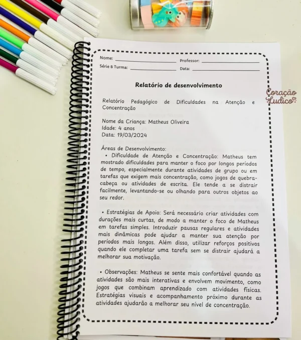 Relatórios da Educação Infantil - Imagem 7