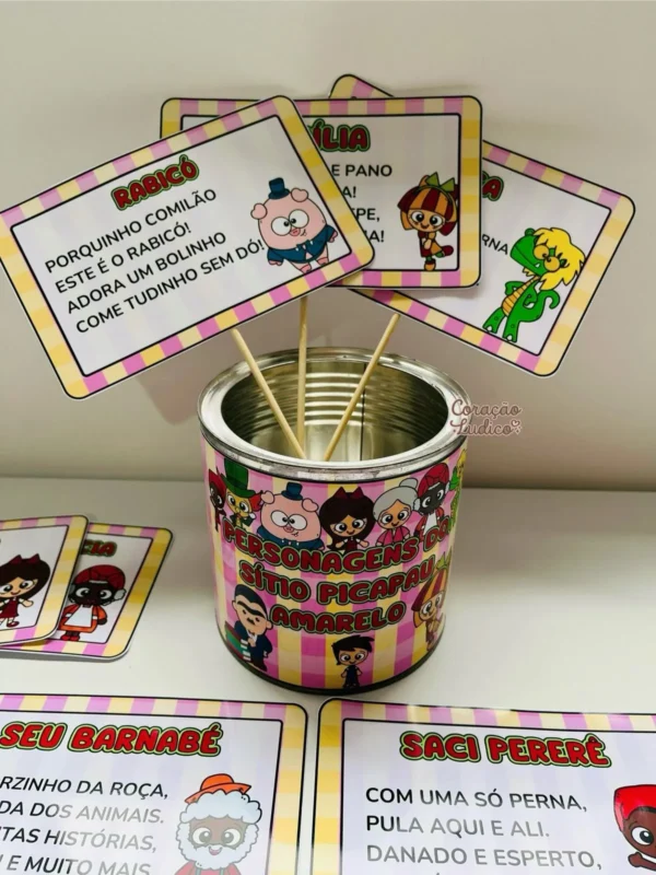 Lata dos Personagens - Sítio do Pica Pau Amarelo  - Imagem 9