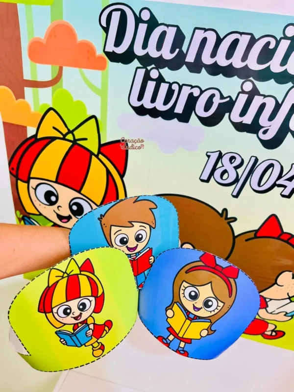 Painel do Dia do Livro Infantil - Tema: Monteiro Lobato e o Sítio do Pica-pau Amarelo - Imagem 3