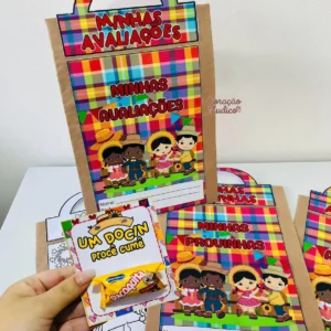 Kit 3 - Capas e Lapelas - Arraiá