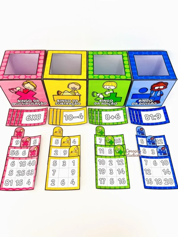 Combo - Bingo das 4 Operações