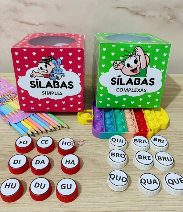 Caixa de Sílabas — Simples e Complexas