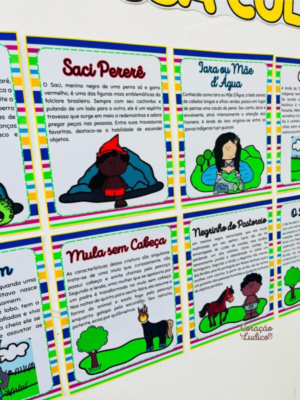 Painel - Folclore Brasileiro/Conhecendo nossa Cultura - Imagem 4