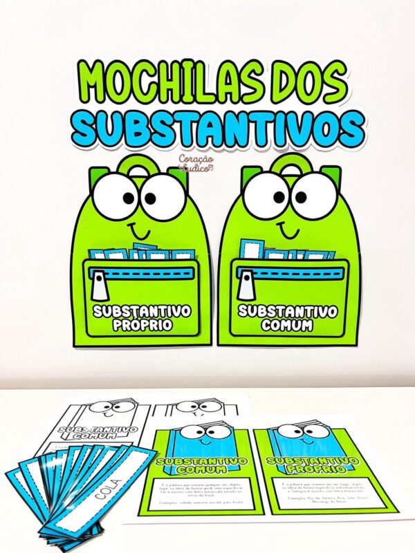 Mochilas dos Substantivos