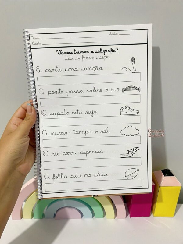Apostila de Caligrafia com Frases Curtas - Imagem 3