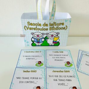  Sacola da Leitura — Versículos Bíblicos para Crianças 