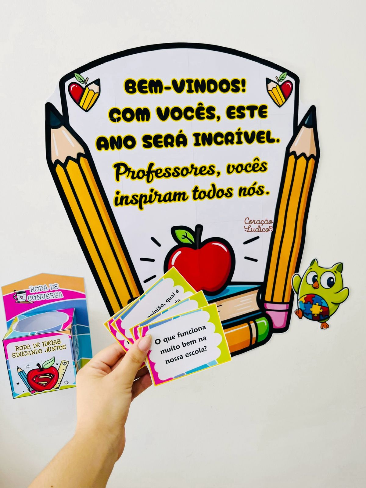 Painel - Bem - Vindos Professores + Dinâmica 2026 - Imagem 8