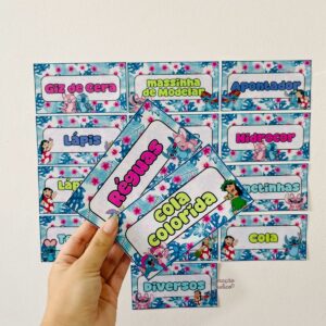 Etiquetas Escolares - Lilo & Stitch