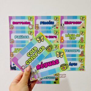 Etiquetas Escolares - Bobbie Goods