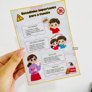 Bilhete Informativo sobre Piolho