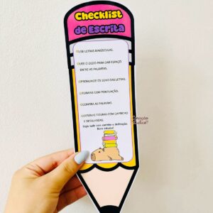 Lápis - Checklist da Escrita