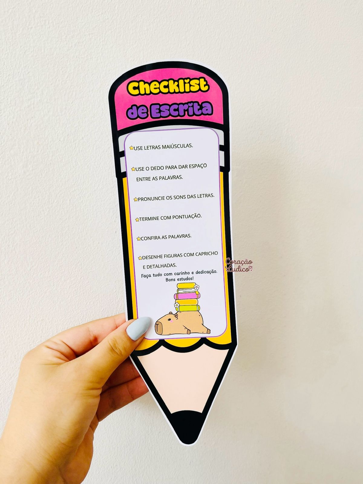 Lápis - Checklist da Escrita