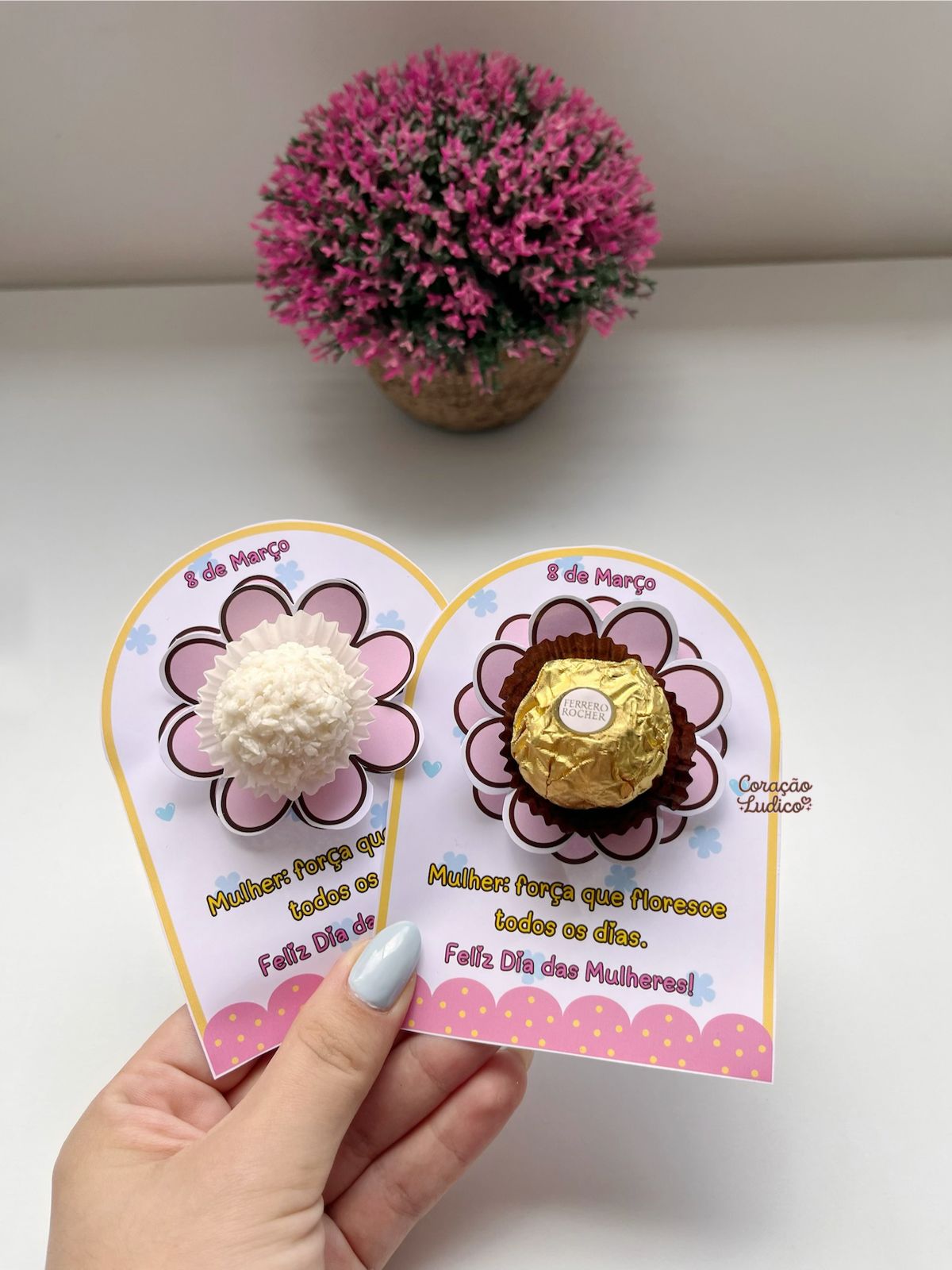 Card Flor 3D – Dia das Mulheres - Imagem 2