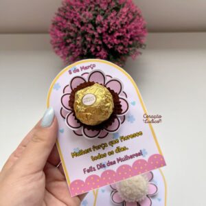 Card Flor 3D – Dia das Mulheres 