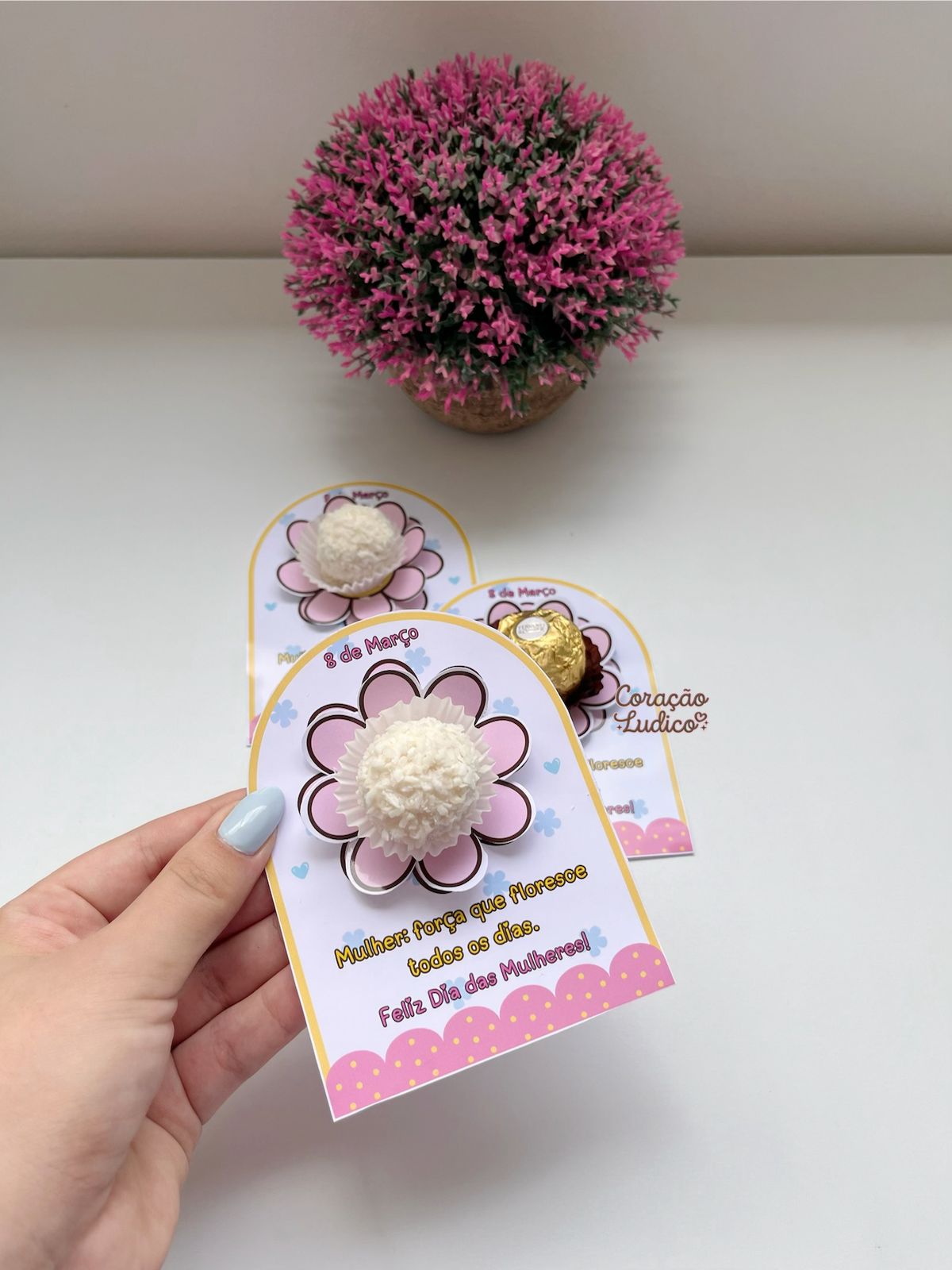 Card Flor 3D – Dia das Mulheres - Imagem 4