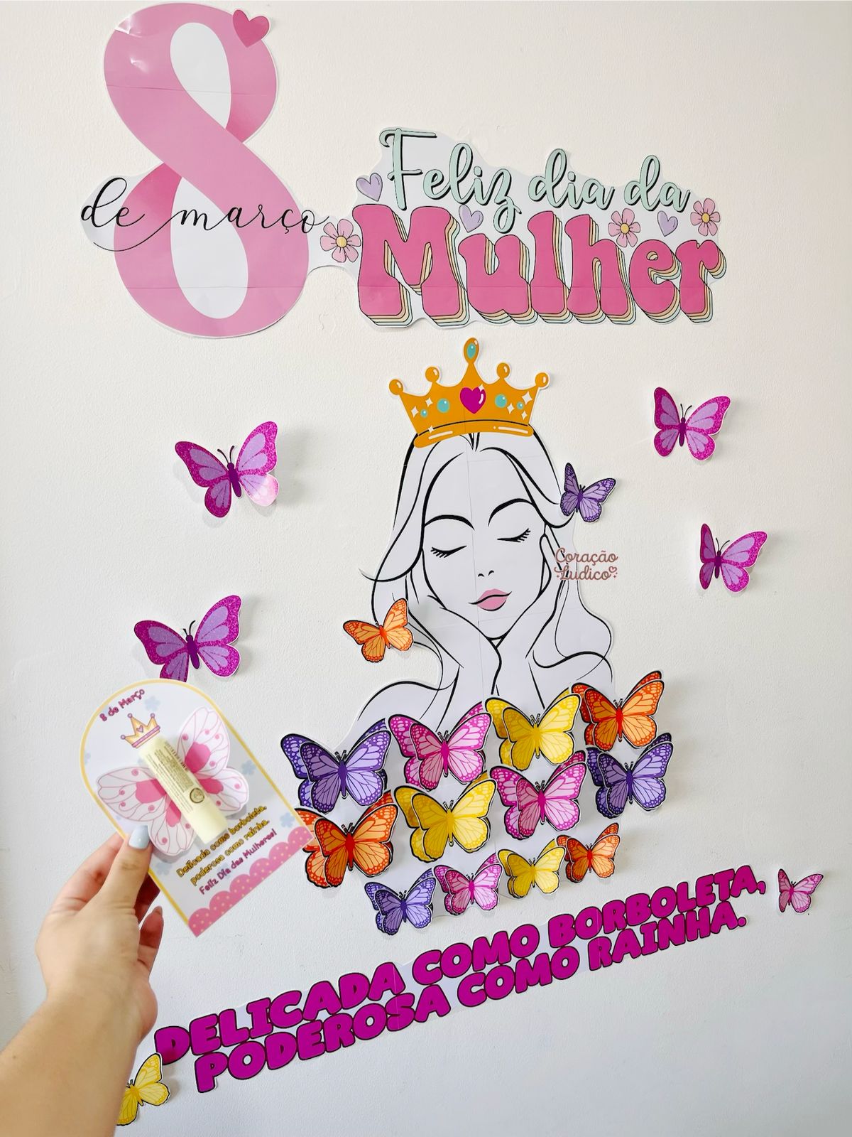 Painel 3D – Dia da Mulher 2026 - Imagem 2