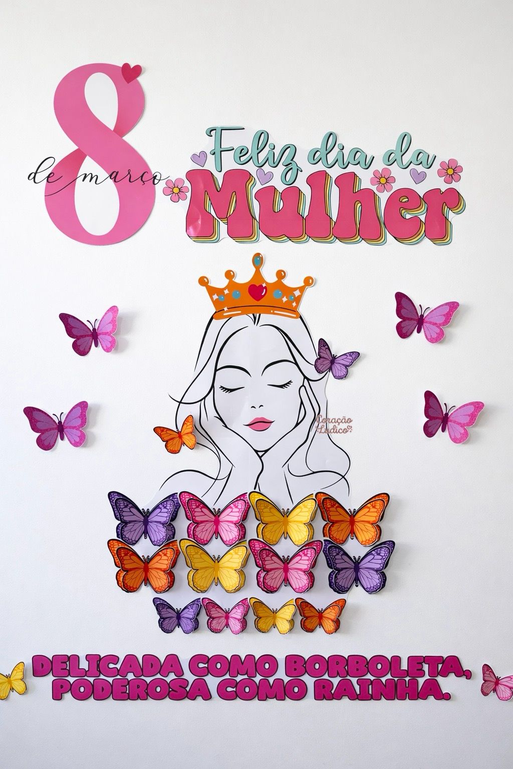 Painel 3D – Dia da Mulher 2026 - Imagem 3