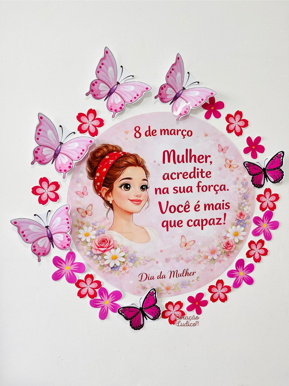 Painel Redondo – Dia da Mulher - Imagem 2
