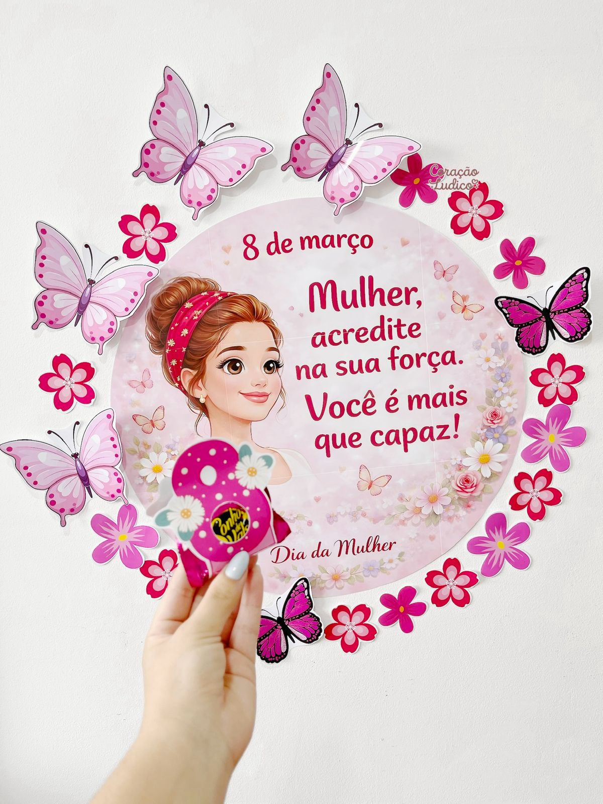 Painel Redondo – Dia da Mulher