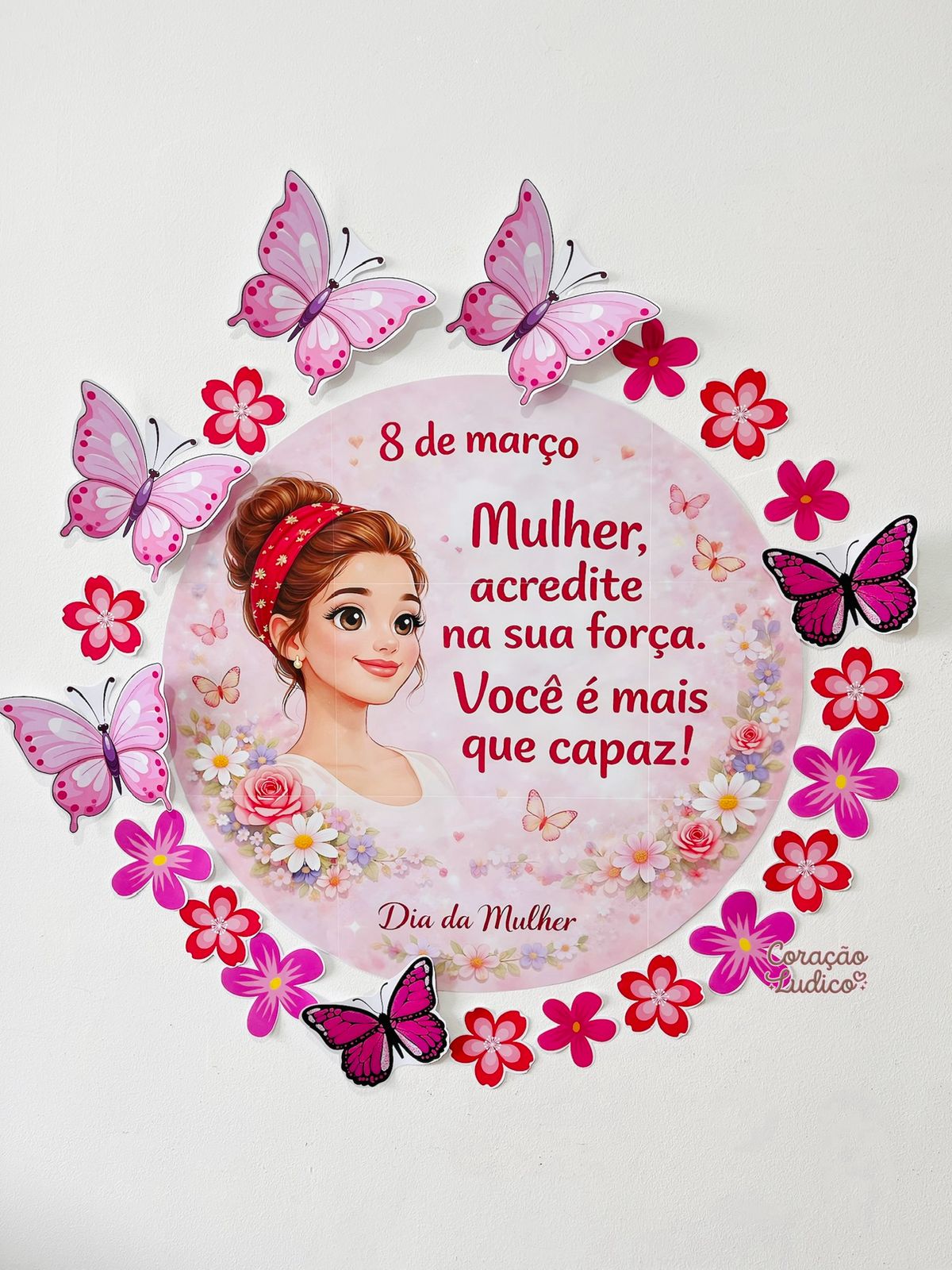 Painel Redondo – Dia da Mulher - Imagem 6