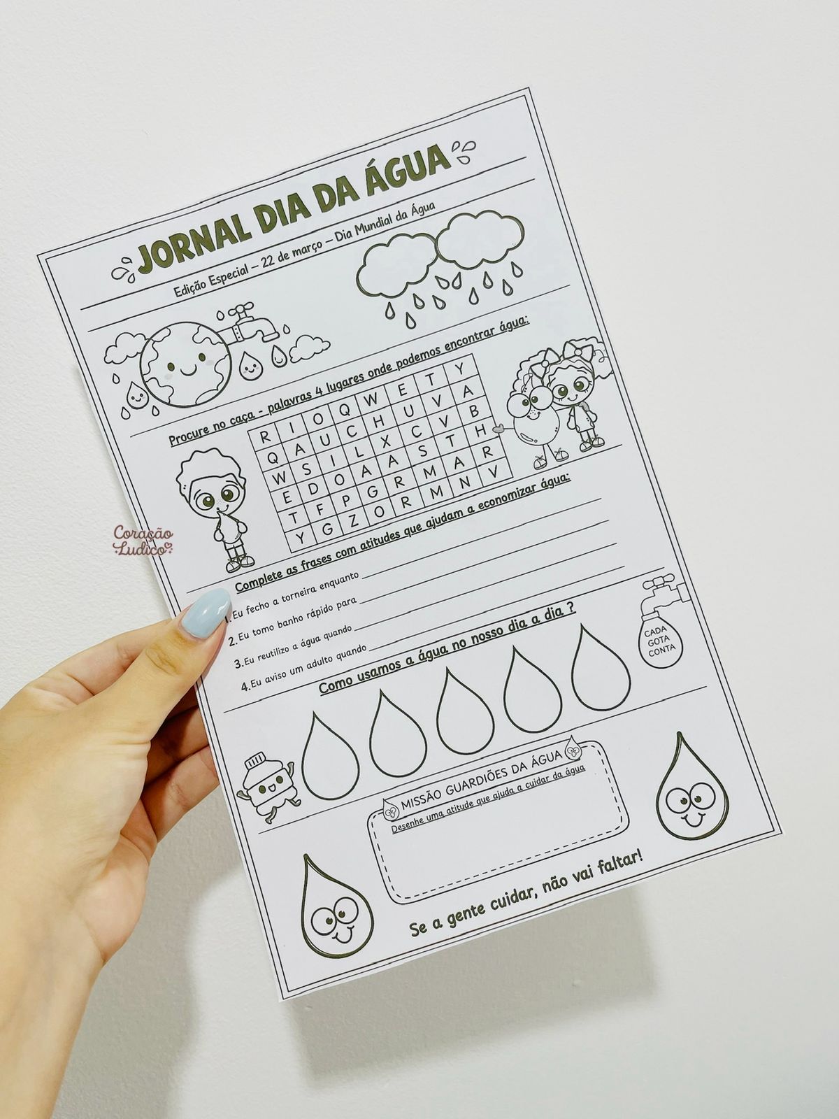 Atividade – Jornal Dia da Água - Imagem 3