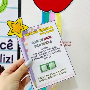 Cartão Lembrancinha – Dia da Escola