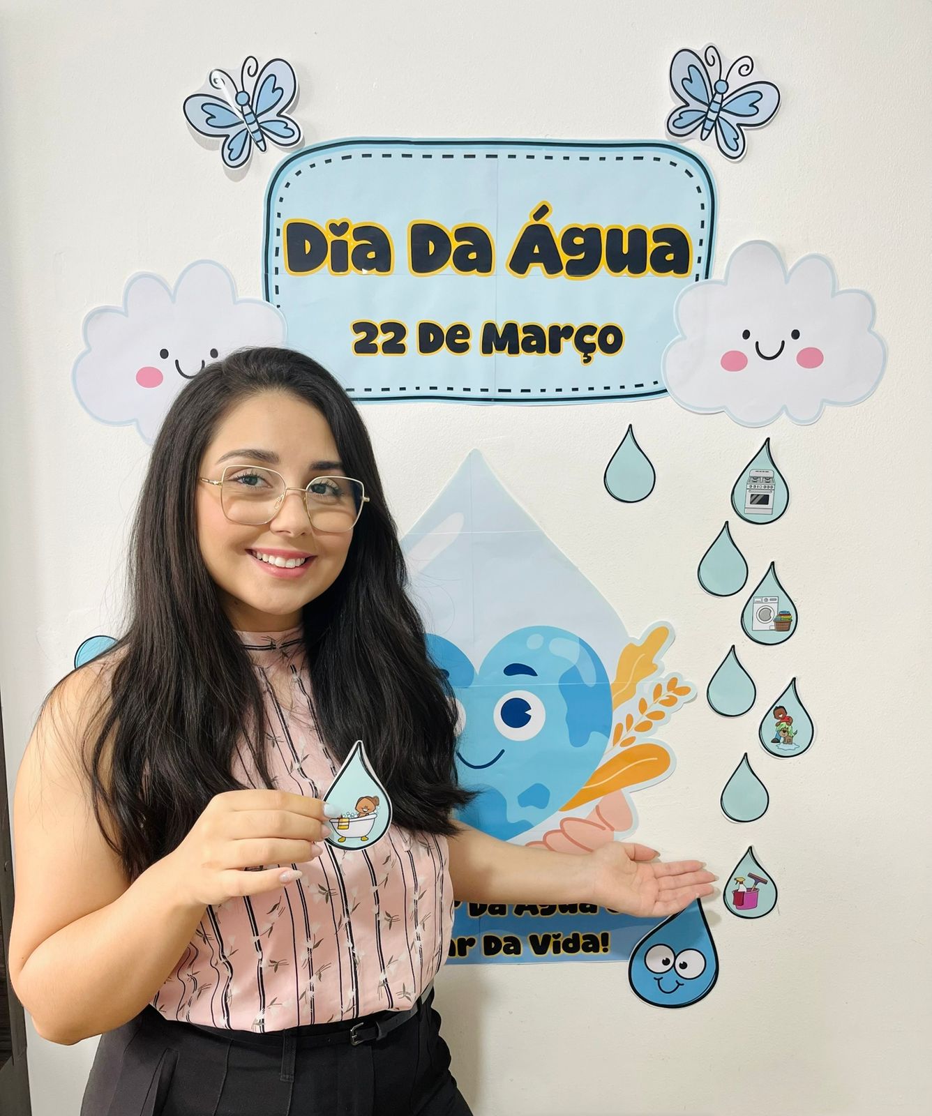 Painel Decorativo – Dia da Água | 2026