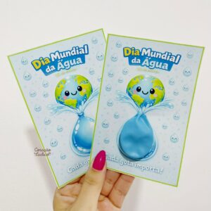 Lembrancinha 2026 – Dia Mundial da Água