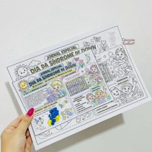  Jornal – Atividade - Dia da Síndrome de Down