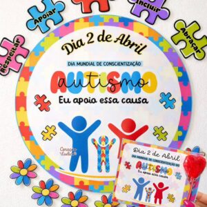 Painel Redondo - Dia do Autismo