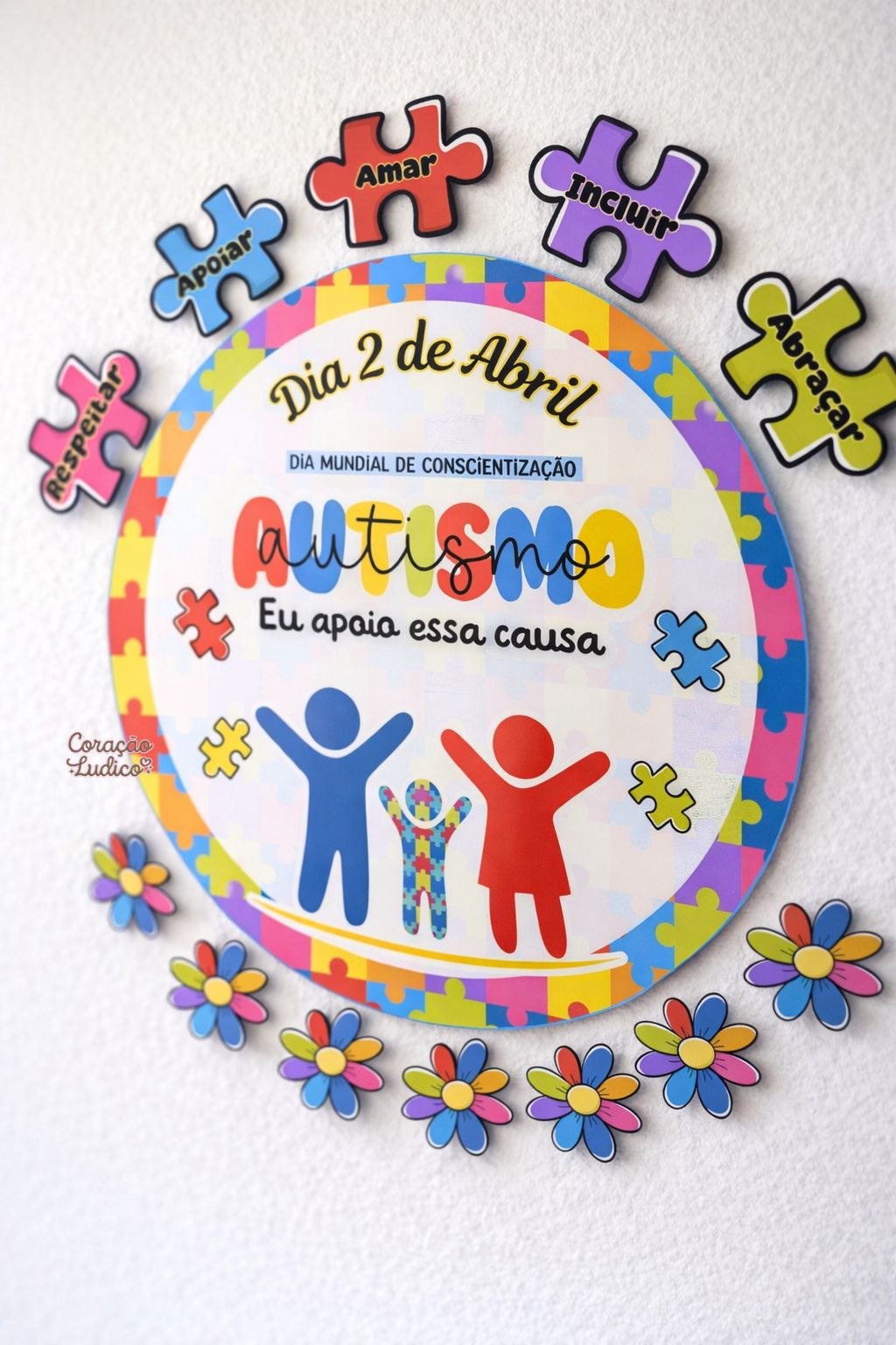 Painel Redondo - Dia do Autismo - Imagem 5