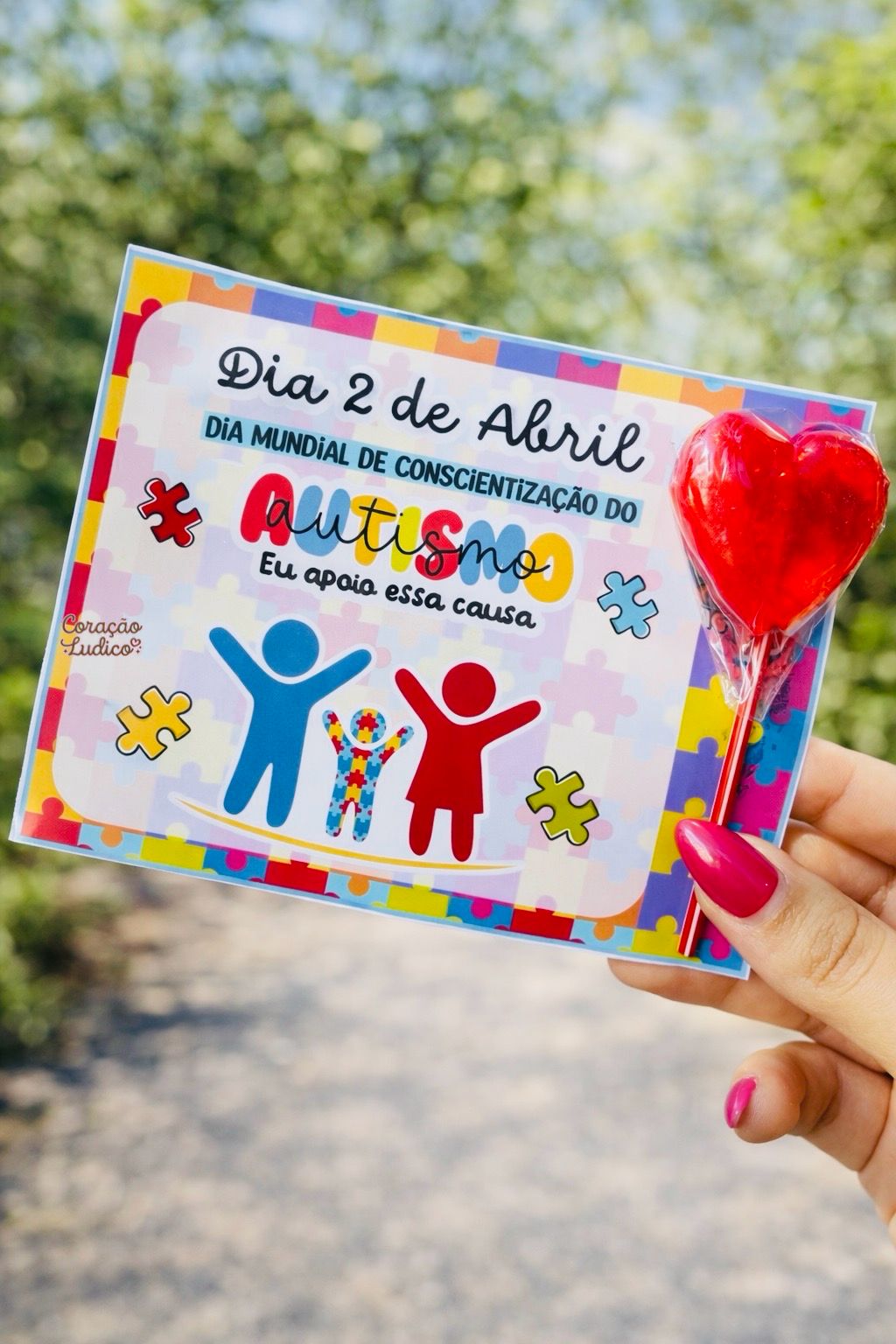 Painel Redondo - Dia do Autismo - Imagem 6