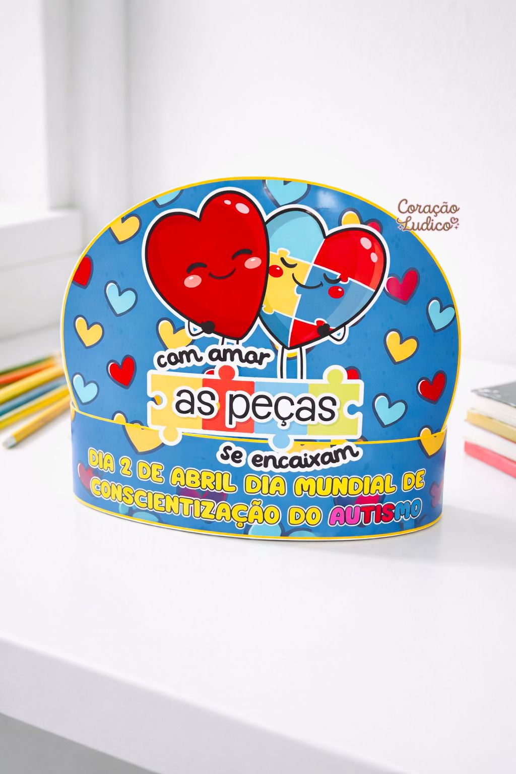 Coroa Temática - Dia do Autismo