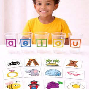 Vogais no Copinho – Atividade Interativa